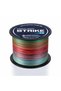 Strike X4-4 Ply, 300 Meters, Multicolour, 0.14 Mm, 7.4 kg Pulling Force, Rope Fishing Line, Braided Fishing Line, Silk Fishing Line - 2