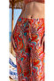 Women's Colorful Patterned Tulle Beach Pants Pareo - 4