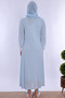 Hijab-Compliant Pregnancy and Postpartum Period Cotton Set 5 Pieces Effortt - Blue - 4