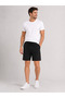 Men's Shorts, Black Shorts, Gray Shorts, 2 Thread Count, Plus Size, Sports Shorts, Oversize, Lace-Up, Casual Shorts - 4