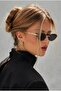 Women's Premium Velour Sunglasses Uv400 Black |   Case and Cleaning Cloth Gift Set - 4