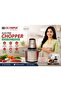 3.5L Electric Chopper Heavy Duty Food Processor With 6-Blade Cutting System