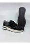 Black Suede Men's Leather Shoes - 3