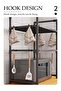 2-Tier Kitchen Storage Rack with Side Hooks, Multifunctional Microwave Oven Rack, Countertop Rack - 5