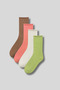 Women's 4-Pack Ruffle Elastic Socks