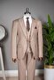 Vest suit light brown