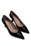 Women's Genuine Leather Black Patent Leather High Heels - 2