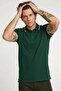 Men's Casual Short Sleeve Slim Fit Khaki Polo Collar T-Shirt - 4