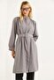 Hakim Collar Belted Aerobin Tunic Gray - 2