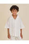 Boys White Shirt And Shorts Set - 2