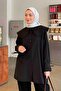 Baby Collar Lace Detailed Shirt Black - 2