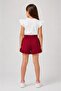Ruffled Girls' Shorts with Elastic Waist 30603 - 5