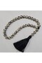 Dalmatian Jasper natural stone beads 33 count - 2