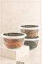 Linea 3 Pieces 3 Liter Round Leakproof Snack & Fruit & Legume Storage Container White Smoked - 5