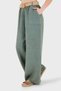 Wide Leg Linen Trousers with Belt Detail Pants 5056543 - 5