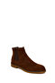 Men's Brown Suede Leather Chelsea Boots 25Wfd600910 - 7