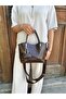 Women's New Season Adjustable Strap Multi-Compartment Stylish Design Hand and Shoulder Bag - 3