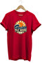 Summer Mode Coastal Club Unisex Sea Wave Printed Summer Themed Regular Fit Crew Neck T-Shirt