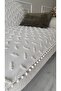 Bohemian Tasseled Striped Pompom Sofa Cover 190X220 cm Decorative Sofa Bed Throw Non-Slip Multi-Purpose - 4