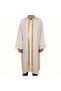 Imam's Robe Yellow Striped Cream Color