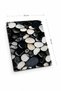 Glass Cutting Board 25X35 cm Stone Patterned Decorative Presentation and Cutting Board with Non-Slip Feet - 2
