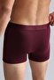 Egyptian Modal by Tencel Compact Cotton Classic Boxer Burgundy - 5