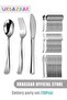 Cutlery Set, Reusable Plastic Silverware, 75 Utensils Heavy-Duty Tableware (Silver) - 7