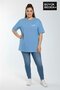 Women's Plus Size Ar Printed 3Xl-6Xl Crew Neck T-Shirt Spr26Btsk510-1