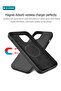 Maxgaurd Efficiente-Series iPhone 13 Magnetic Liquid Silicone case(Black) - 2