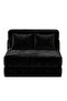 2-in-1 Folding and Convertible Sofa Bed for Living Room – High-Density Foam – Compact and Portable – Includes Cushion – Ideal for Small Spaces – Black