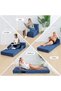 4-in-1 Folding Sofa Bed, Convertible Armchair Bed with Pillows, Fine Velvet Folding Sofa, Armchair for Living Room, Guest Room and Apartment - 3