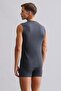 Egyptian Modal by Tencel Hercules Slim Fit V-Neck Sports Athlete Undershirt / T-Shirt Anthracite - 3