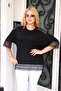 Plus Size Lace Blouse with Sleeves and Skirt