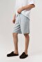 Coast Basic Linen Fabric Button Closure Shorts - 3