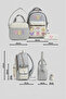 Girl's 3-Piece School Bag Set with Lunch Box and Pen Holder, Primary and Secondary School Backpack, Multi-Compartment - 6