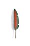 Dried Water hyacinth Bamboo Leaf Stick 30x2x200cm - Orange - 3