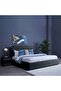 ANDROMEDA HEADBOARD CHANEL DARK GREY L-200 : H-125 CM - 6
