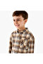 Checked Shirt with Long Sleeves - 4