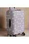 Aeroplane Printed Luggage Cover Large - Grey - 4