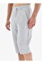 Men's Gray Melange Capri Single Bottoms C9T1N904 - 2