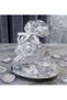 Silver Color Oval Plastic Turkish Delight Bag Candy Cookie Pouch 12 Pieces - 4