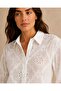 Women's Premium Cotton Breathable Openwork Scallop Shirt - 4