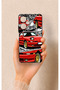 Poco F5 Compatible Red Supra Patterned Silicone Case