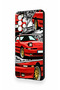 Samsung A53 Compatible Red Supra Patterned Silicone Case - 4