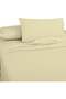 2 Pieces 1cm Stripe Bed Sheets Twin (100x200+30 cm) - Soft Satin Sheet Set with Pillowcases - Deep Pocket, Hotel Collection, Luxury Bedding Set include 1 fitted Sheet, 1 Pillowcase -Camel - 2