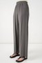 Women's Elastic Waist Wide Leg Pants 1517 - Anthracite - 4