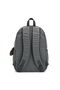 Crinkle Fabric Waterproof Gray Backpack with Multiple Compartments for High School, University, School and Daily Use Unisex Bag - 2