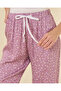 Women's Printed Heart Pajama Bottoms - 4