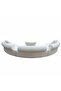 Mandra Round Sofa Set - Off White - 2