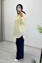 İkoll Basic Oversize Striped Shirt (Suitable for Sizes 38-46) - 6